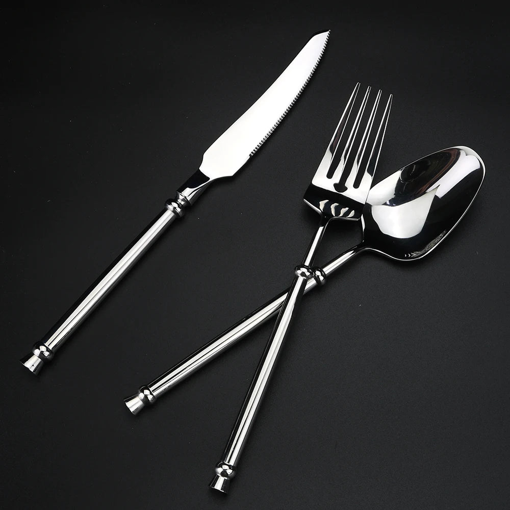 304 Stainless Steel Flatware Set – Knife, Fork, Spoon & Chopsticks Flatware Set Axl