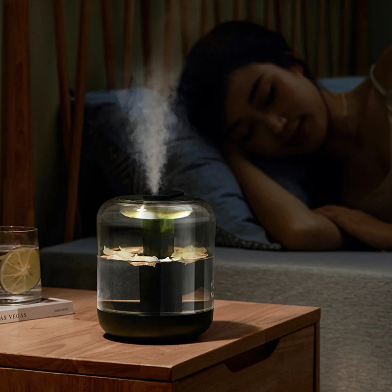 BALASHOV 1L USB Rechargeable Humidifier & Aroma Diffuser LED Ultrasonic Humidifier Axl