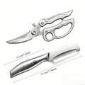 PLYS Heavy-Duty Kitchen Shears with Spring-Loaded Ejector Kitchen Shears Axl 2pcs B