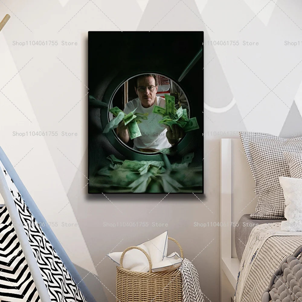 Breaking Bad Wall Poster – Self-Adhesive Waterproof Sticker Wall Art Poster Axl