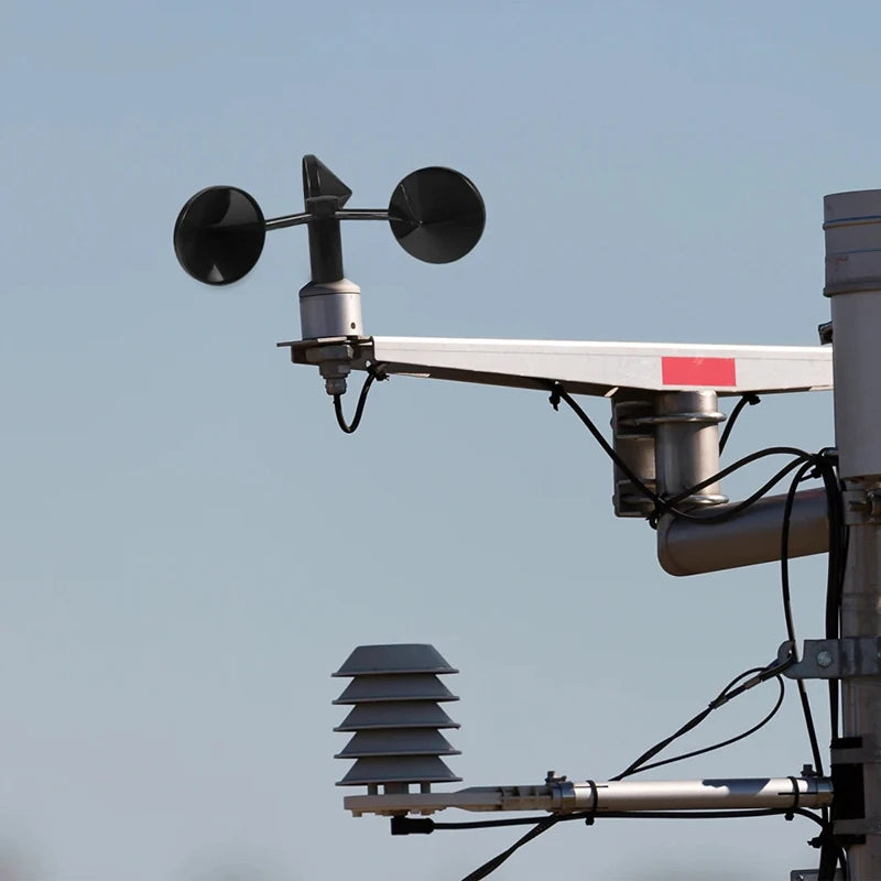 3-Cup Anemometer Wind Speed & Direction Sensor | ABS Wind Speed Sensor Axl