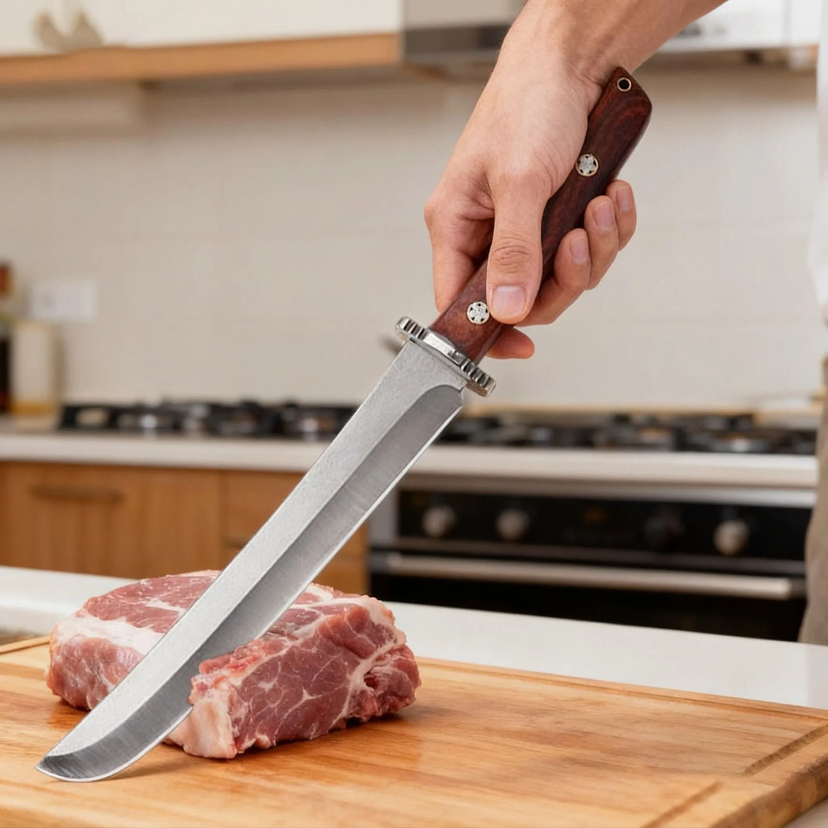 Stainless Steel Boning Knife – Chef Kitchen Knife with Cover Kitchen Boning Knife Axl