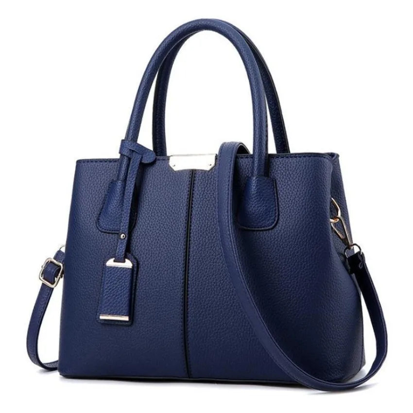 Women's PU Leather Tote Bag – Large Shoulder & Crossbody Purse Women's Leather Handbag Axl