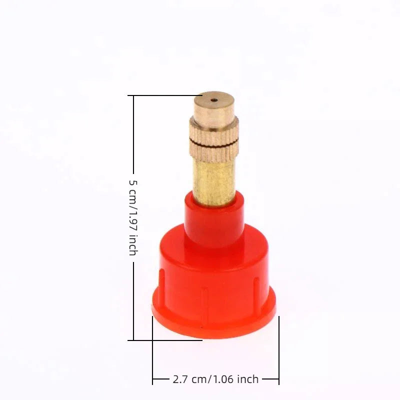 2-Pack Adjustable Brass Garden Spray Nozzles | High Pressure Garden Spray Nozzle Axl