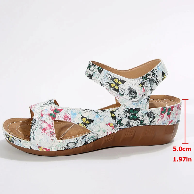 HAJINK Women's Wedge Sandals – Summer Casual Heeled Sandals Wedge Sandals Axl