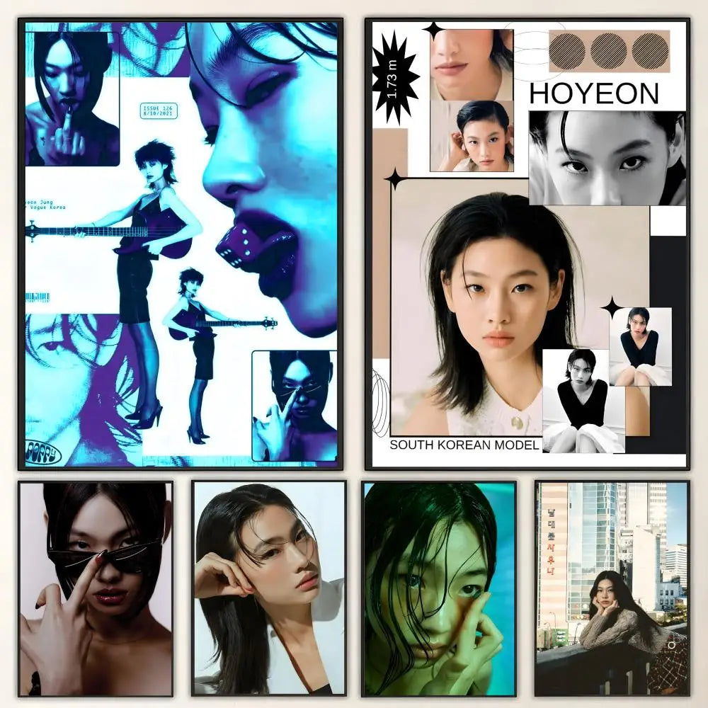 Jung Ho-yeon HD Art Poster | Waterproof Sticky Wall Decor Wall Art Poster Axl