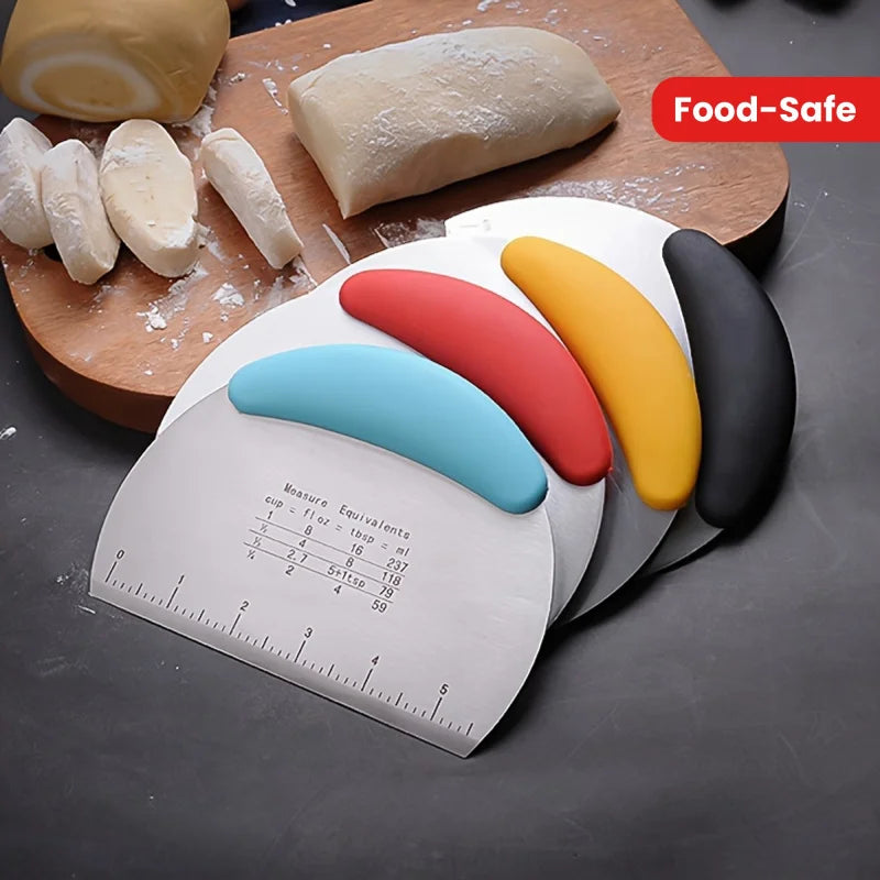 Stainless Steel Dough Scraper – Multi-Use Baking Tool Dough Scraper Axl