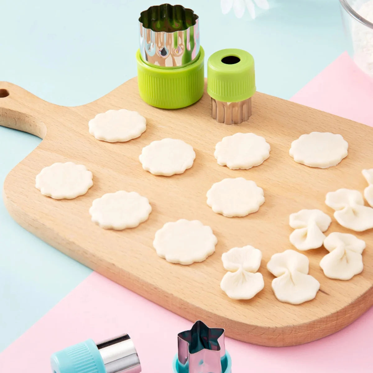 Leeseph 12-Piece Mini Cookie Cutter Set – Stainless Steel Cookie Cutter Set Axl