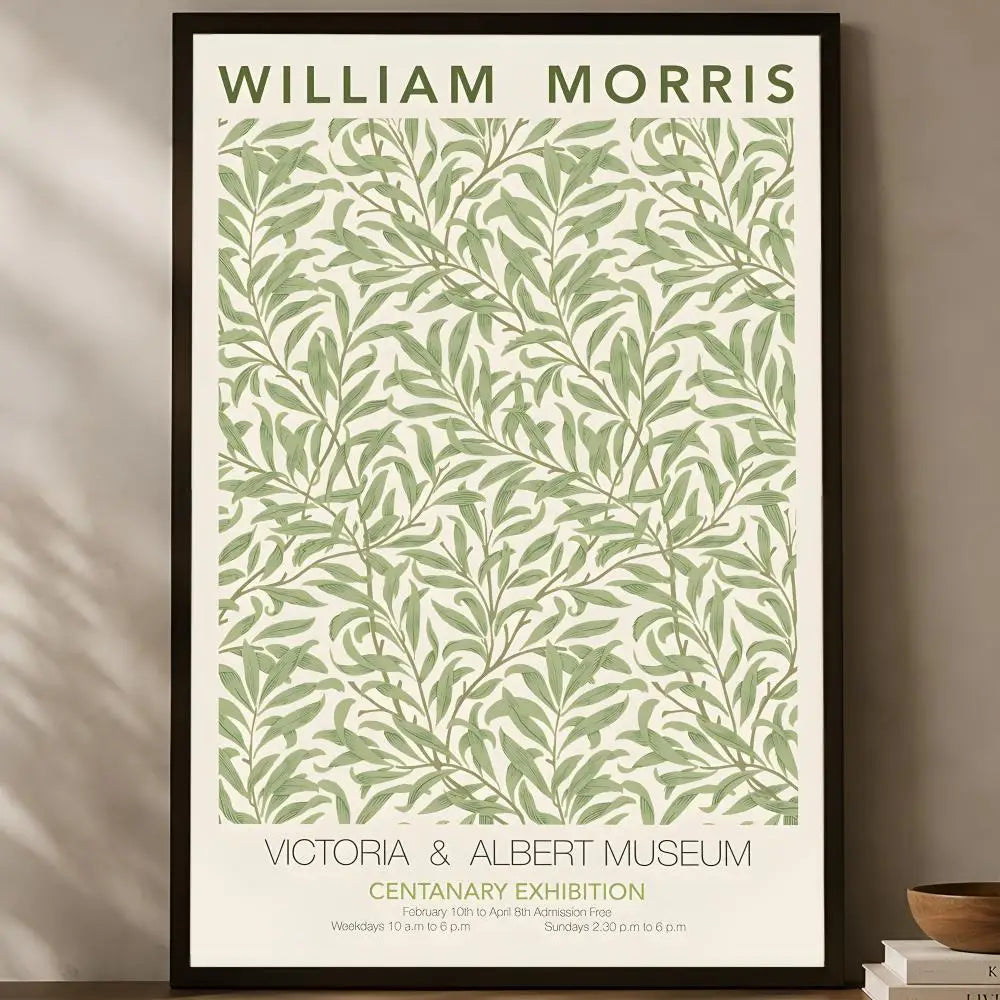 William Morris Self-Stick HD PVC Wall Art Poster | Waterproof Wall Art Poster Axl