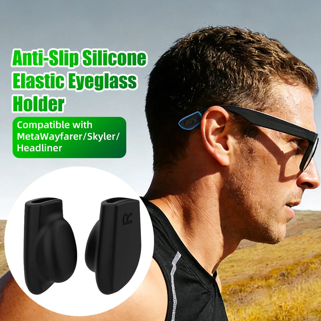 Anti-Slip Silicone Ear Grips for Ray-Ban Meta Smart Glasses Eyeglass Ear Grips Axl