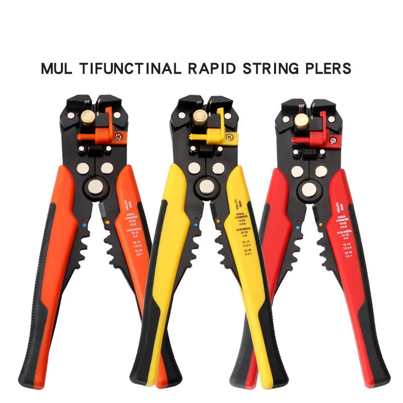 Automatic Wire Stripper Crimper & Cable Cutter 0.2–6.0mm² Wire Stripper Pliers Axl