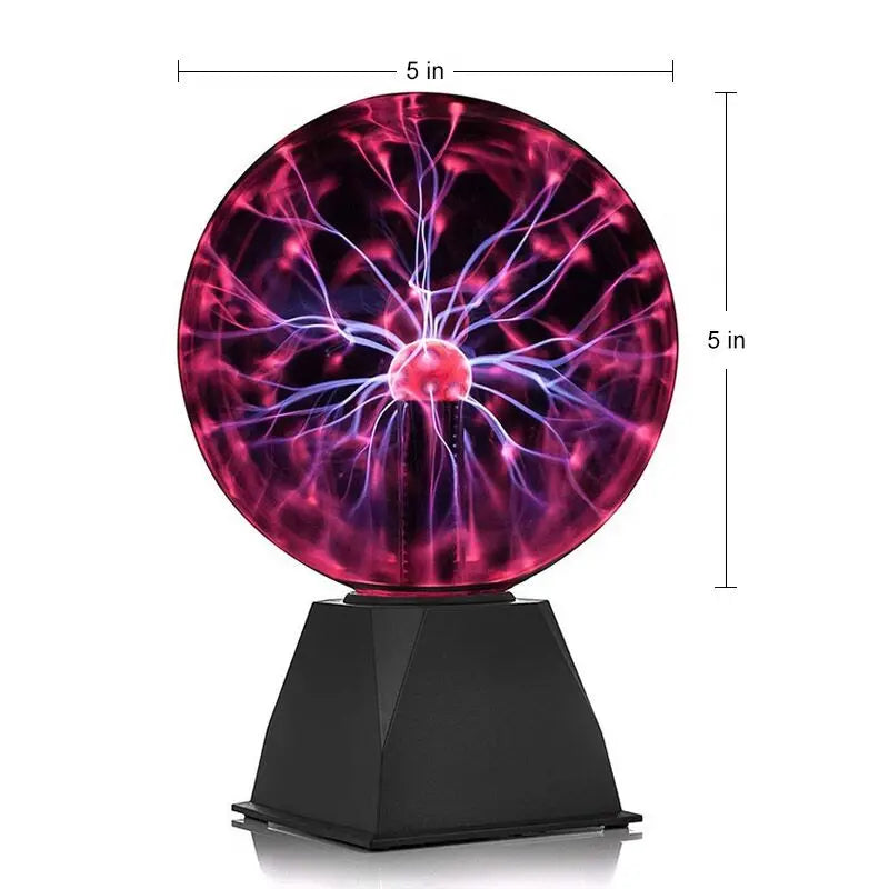 Magic Plasma Ball Touch Lamp 3–8 Inch | Night Light Décor Plasma Ball Lamp Axl 5 inch EU Plug