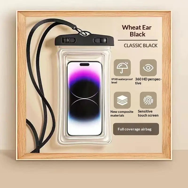 Universal Waterproof Phone Pouch – Touch Screen Dry Bag Waterproof Phone Pouch Axl A5 one size