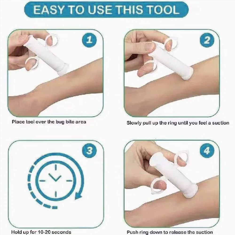 Bug Bite Suction Tool – Venom Extractor for Outdoor First Aid Insect Bite First Aid Axl