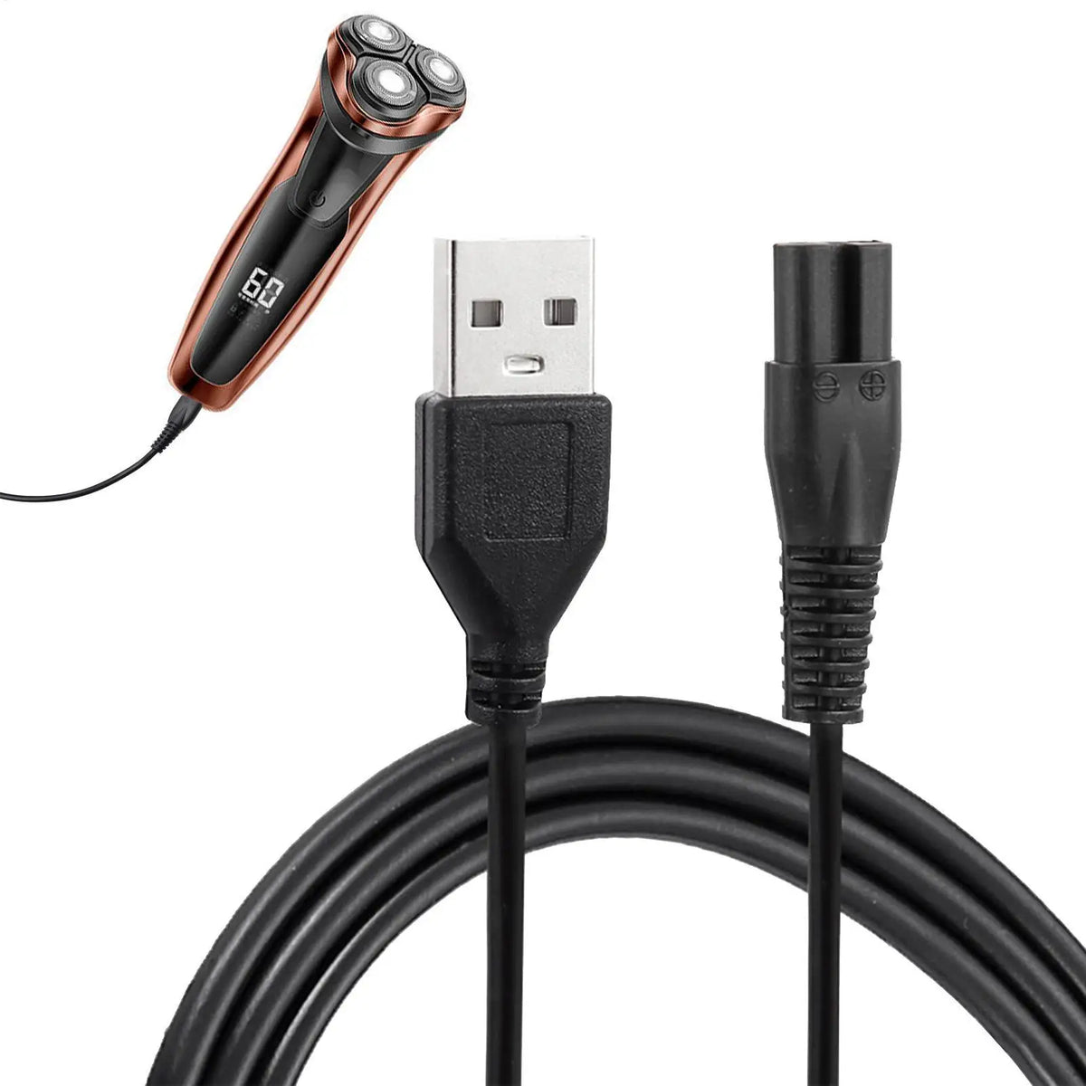 Replacement Charger Cable for Meridian Electric Shaver & Trimmer Replacement Charging Cable Axl