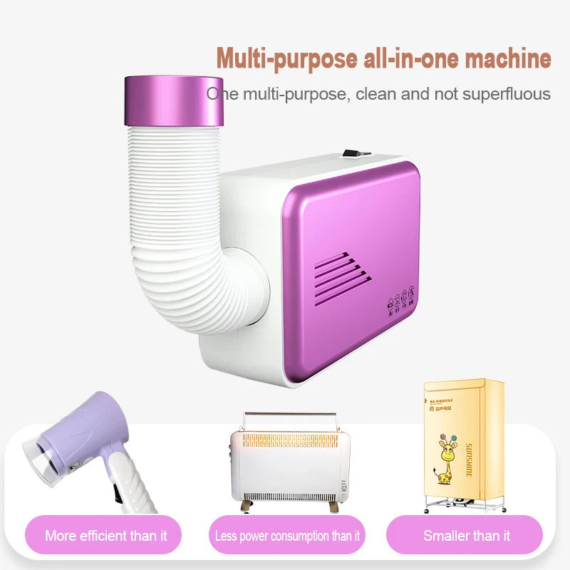 BALASHOV Portable Folding Clothes & Shoe Dryer – Dehumidifier Portable Clothes Dryer Axl