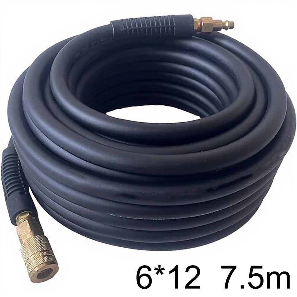 1/4" High-Pressure PVC Air Hose | Copper Fittings & Quick Connect Pneumatic Air Hose Axl Red 6x12 7.5m China Mainland