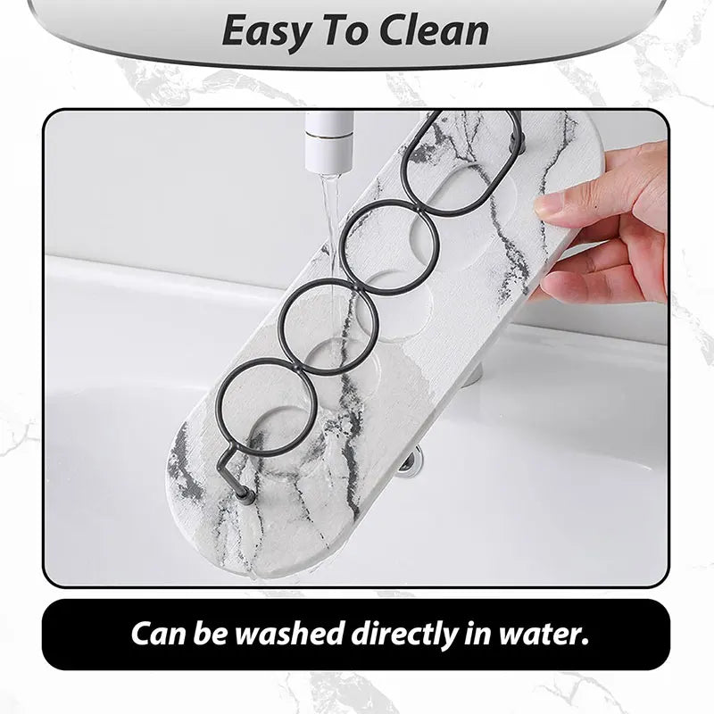 Diatomite Electric Toothbrush Holder & Bathroom Organizer Toothbrush Holder Axl