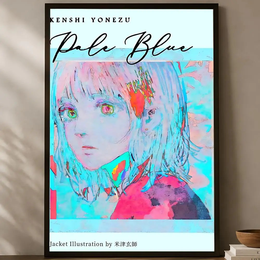 Yonezu Kenshi HD Wall Poster – Self-Stick Waterproof Home Decor Wall Art Poster Axl White10 40X50cmNoframe