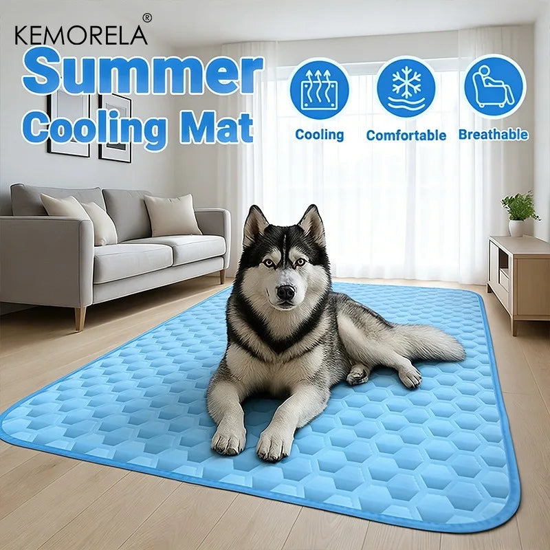 KEMORELA Pet Cooling Mat & Bed – 5 Sizes | Dogs & Cats Pet Cooling Mat Axl