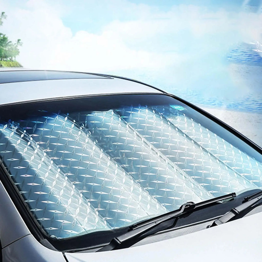 Car Windshield Sunshade – Foldable UV Blocking Sun Visor Car Windshield Sunshade Axl