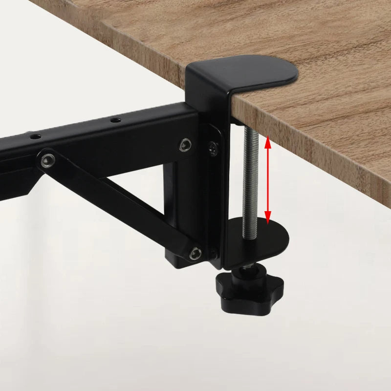 L-Shaped Foldable Desk Extension Bracket – Punch-Free Shelf Desk Extension Bracket Axl