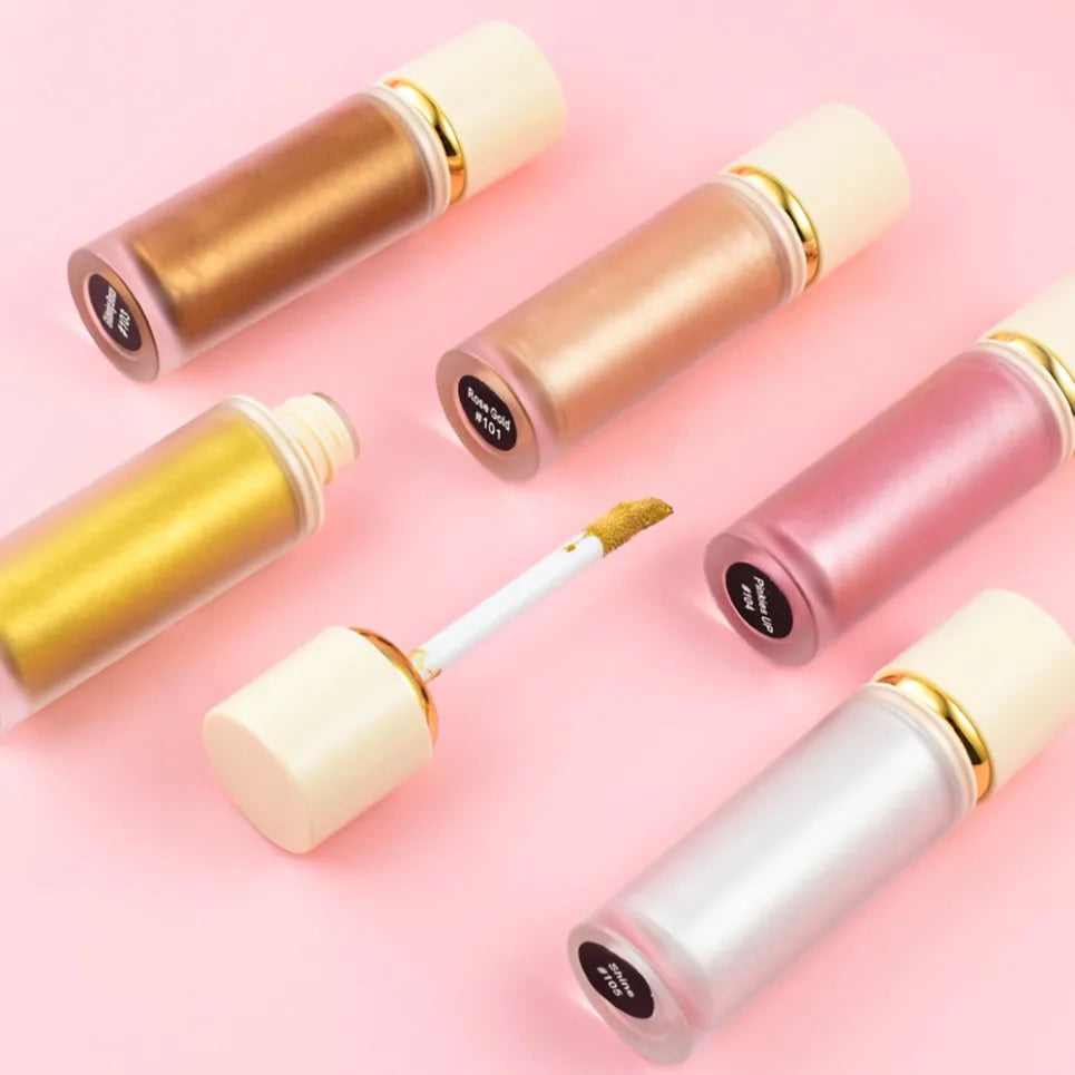 10ml Liquid Shimmer Highlighter – Vegan Private Label Wholesale Liquid Highlighter Axl