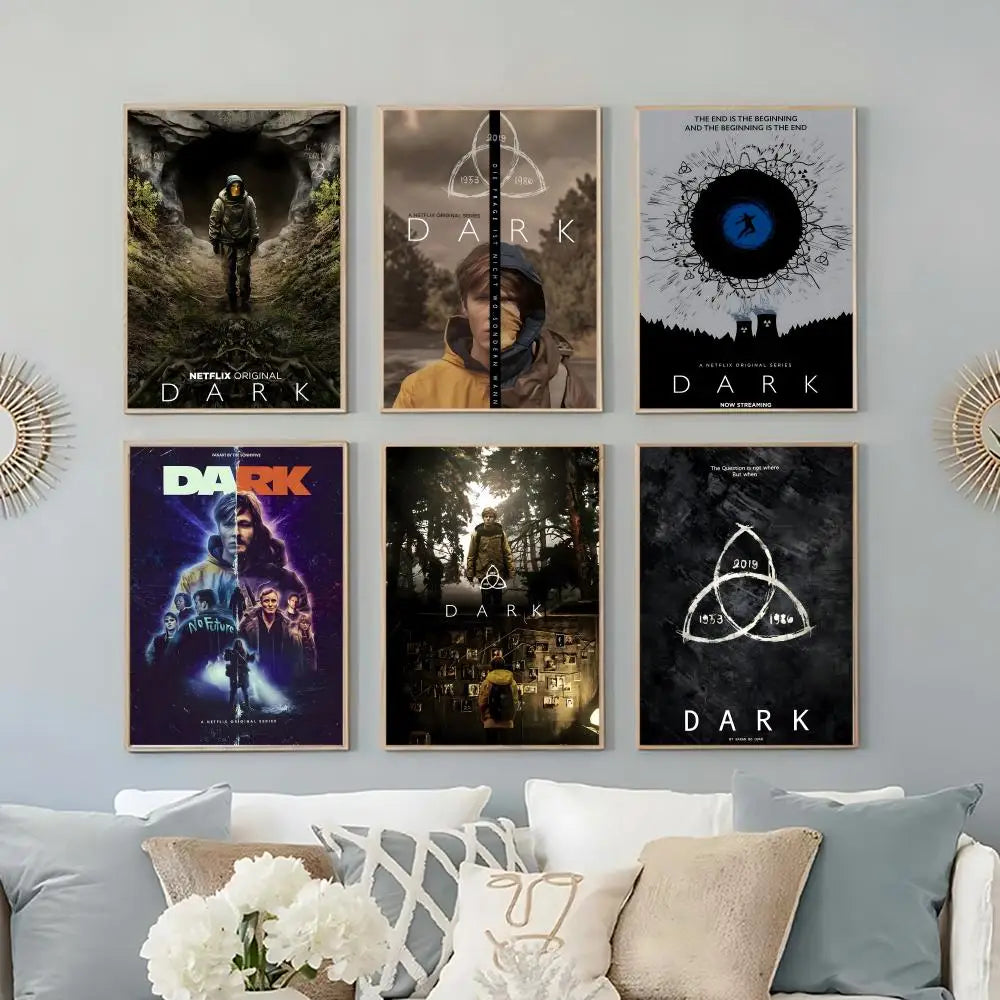 D-Dark TV Series Poster HD Self-Adhesive Waterproof Wall Art Wall Art Poster Axl