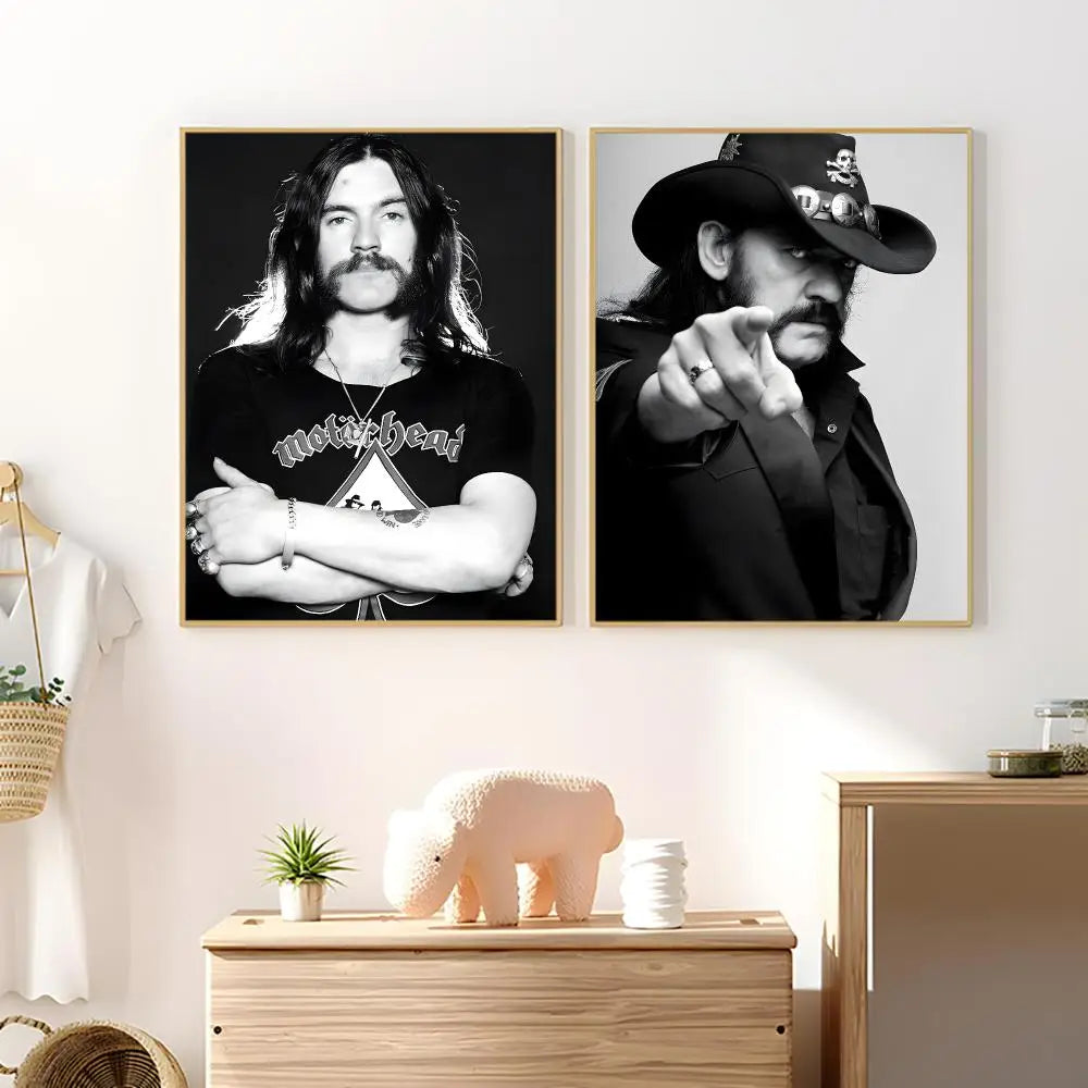 Lemmy Singer HD Waterproof Poster Sticker | Wall Décor & Gift Wall Poster Sticker Axl