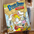 Cartoon Rabbit Self-Adhesive Wall Poster – Waterproof Mural Art Wall Art Poster Axl z5 50x70cm No Frame