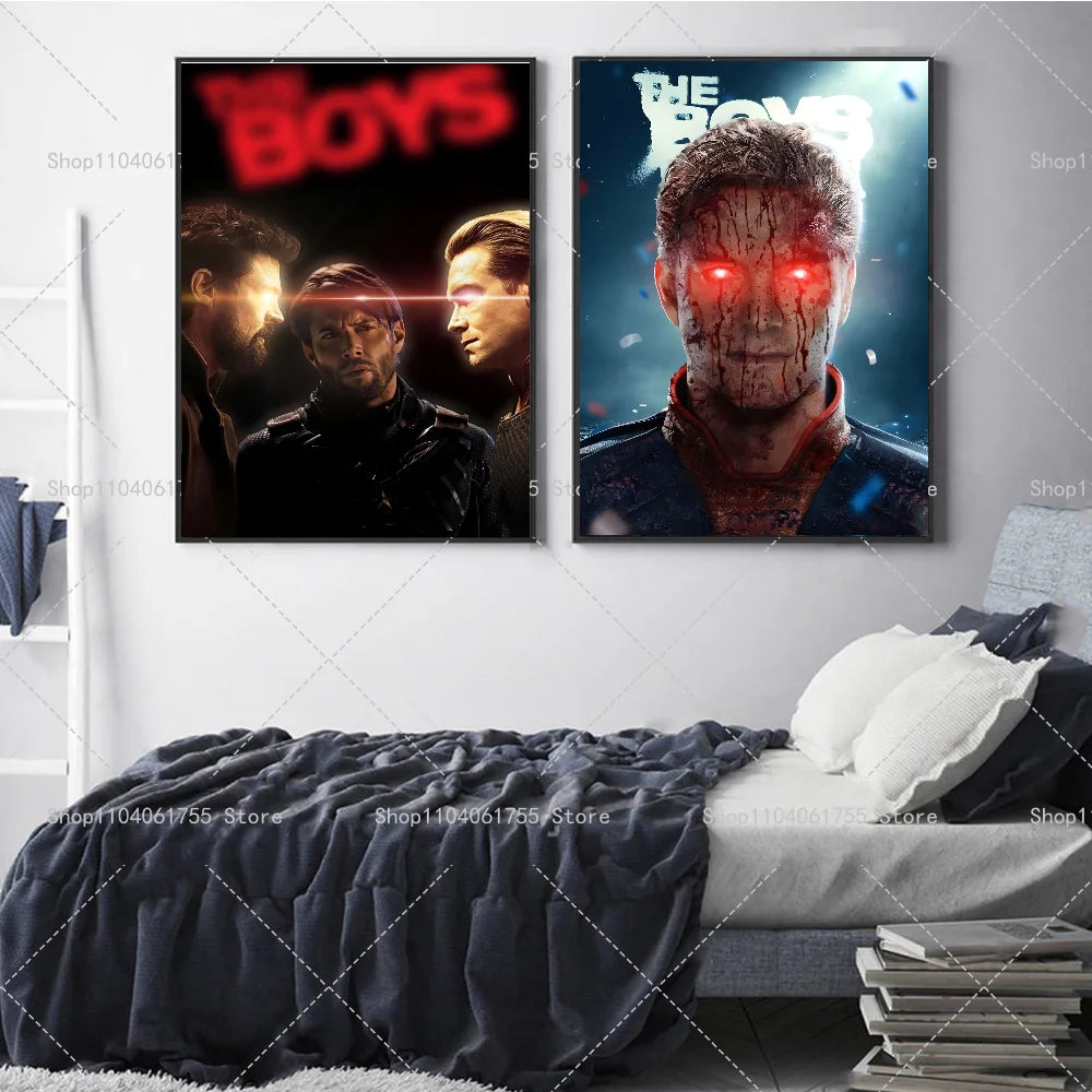 The Boys TV Show Wall Poster – Self-Adhesive Waterproof Art Wall Art Poster Axl