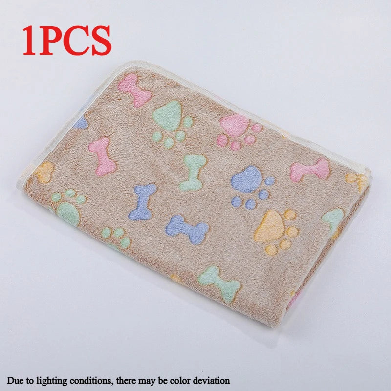 Soft Flannel Pet Blanket for Dogs & Cats | Cartoon Christmas Throw Pet Throw Blanket Axl F-1pcs 60x40cm