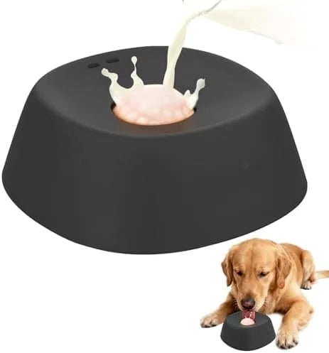 Slow Feeder Dog Bowl – Non-Slip Lick Toy for Liquid Treats Slow Feeder Dog Bowl Axl black