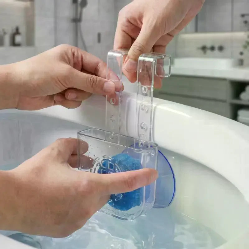 Toilet Tank Tablet Holder – Hanging Cleaner & Deodorizer Toilet Tablet Holder Axl