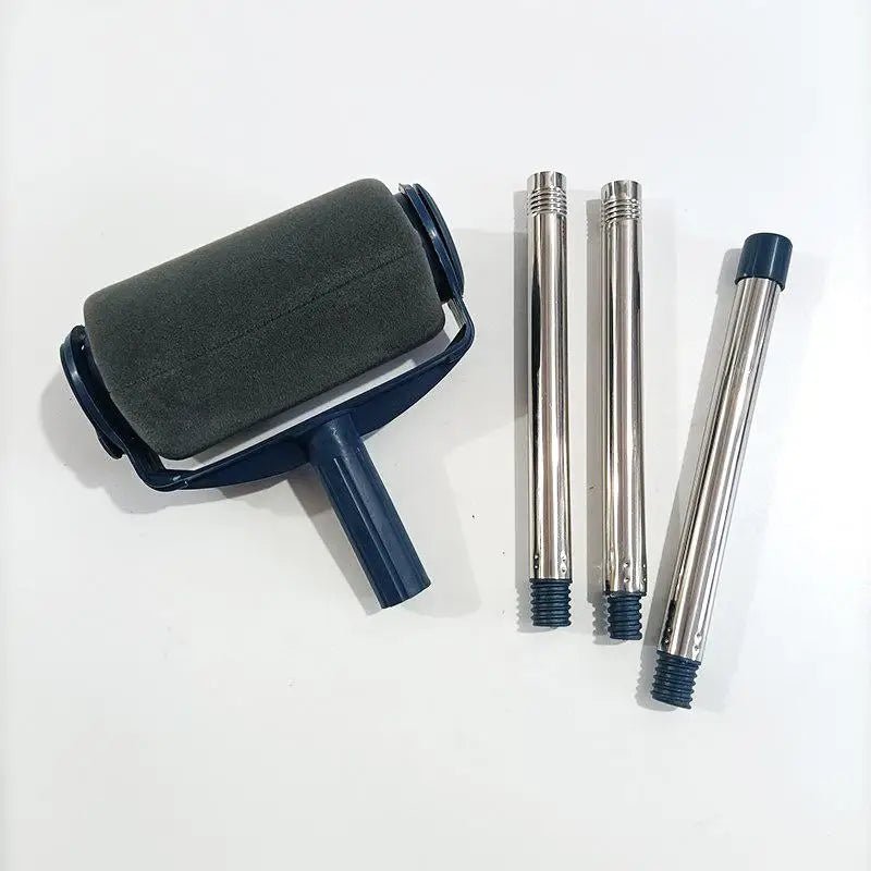 Fine Hair Latex Paint Roller Brush – Corner & Wall Painting Tool Paint Roller Brush Axl B Blue