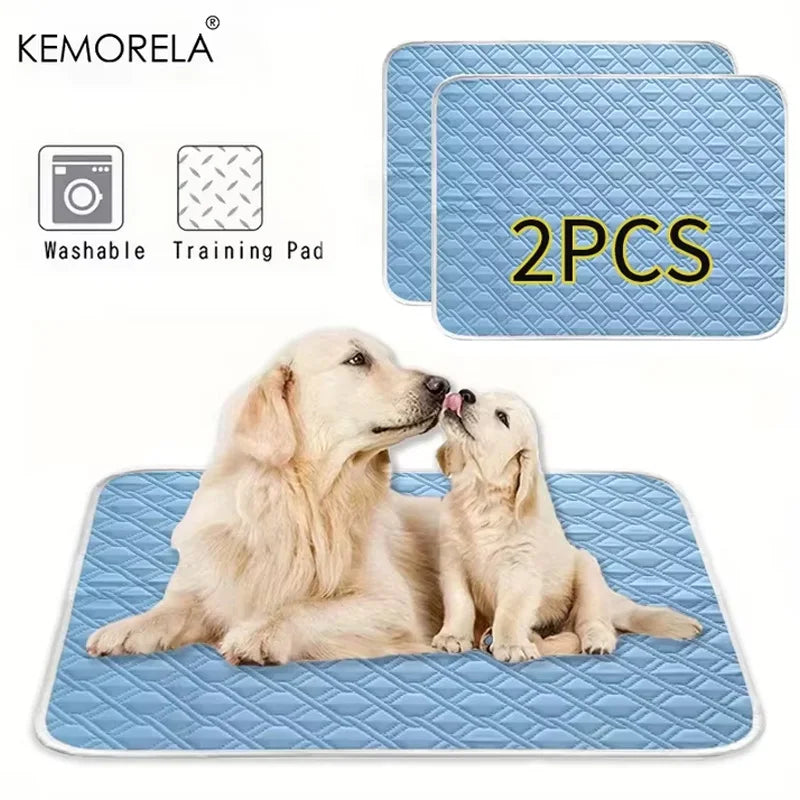 KEMORELA 2-Pack Dog Cooling Mat – Washable Pet Bed All Sizes Dog Cooling Mat Axl