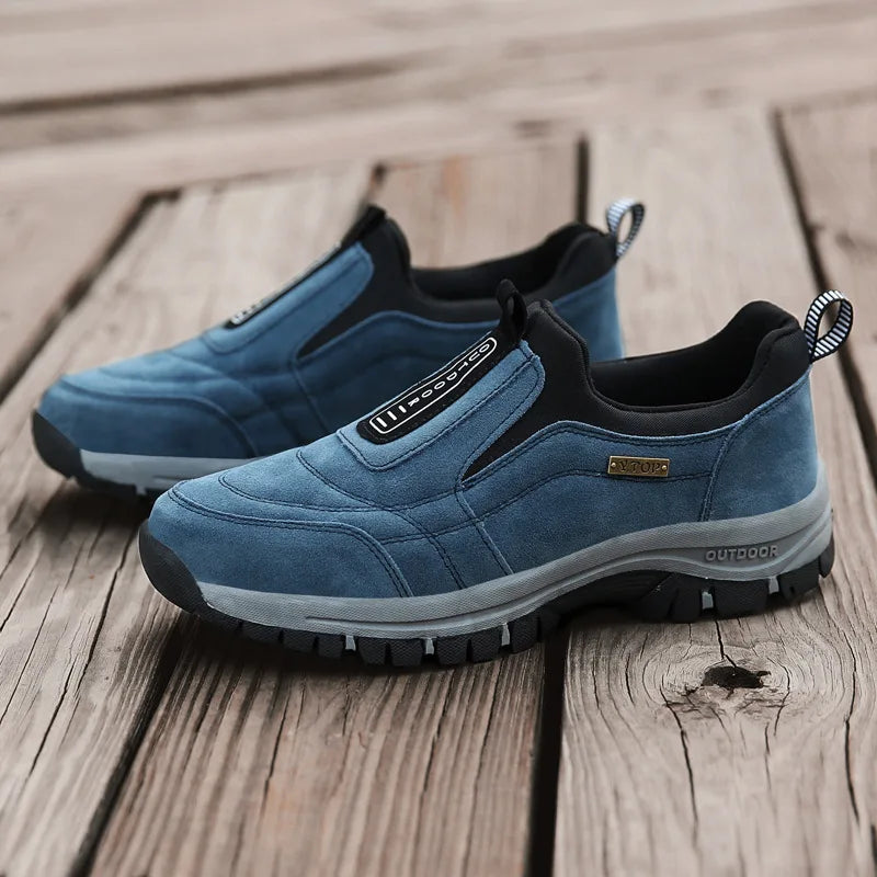 Men's Slip-On Canvas Sneakers – Breathable Casual Walking Shoes Men's Slip-On Sneakers Axl