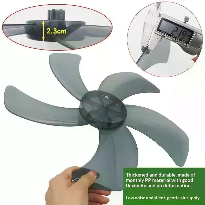 5-Leaf Fan Replacement Blade & Nut – 12–18 Inch Universal Fit Fan Replacement Blade Axl