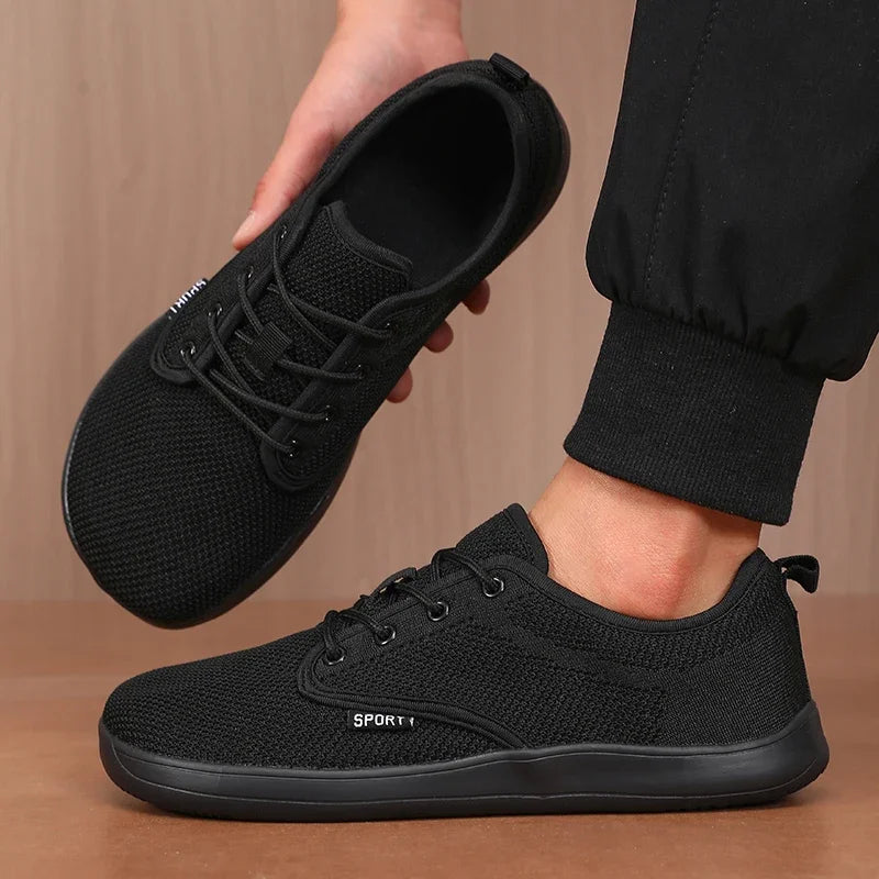 ZULIWAGN Wide Toe Barefoot Walking Shoes – Breathable Mesh Walking Shoes Axl