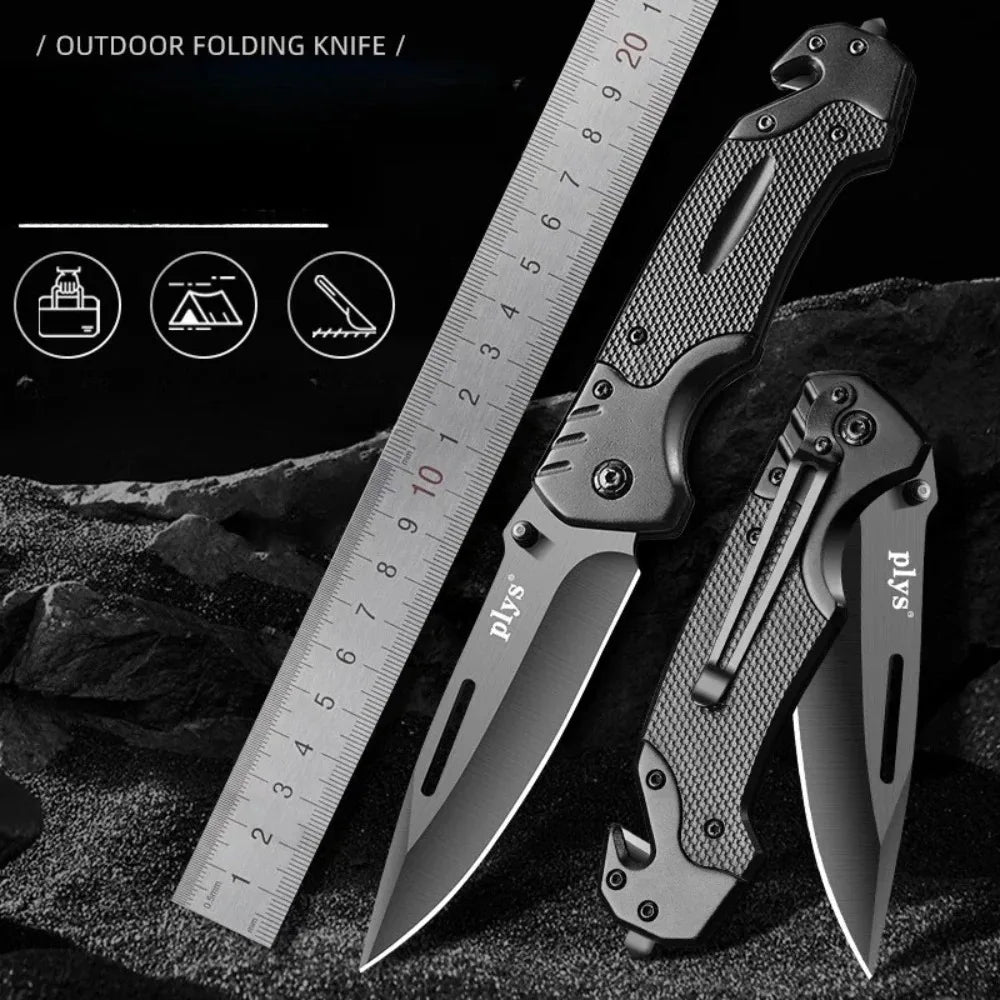 Stainless Steel Folding Pocket Knife – Camping & Outdoor EDC Folding Pocket Knife Axl