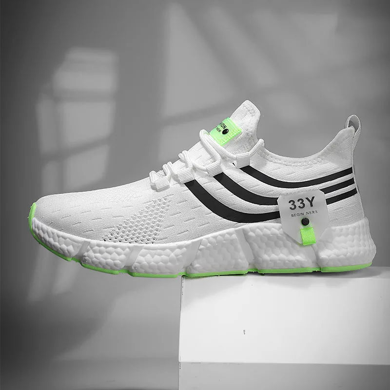 AZGB Casual Platform Sneakers – Breathable Mesh Lace-Up Shoes Casual Platform Sneakers Axl