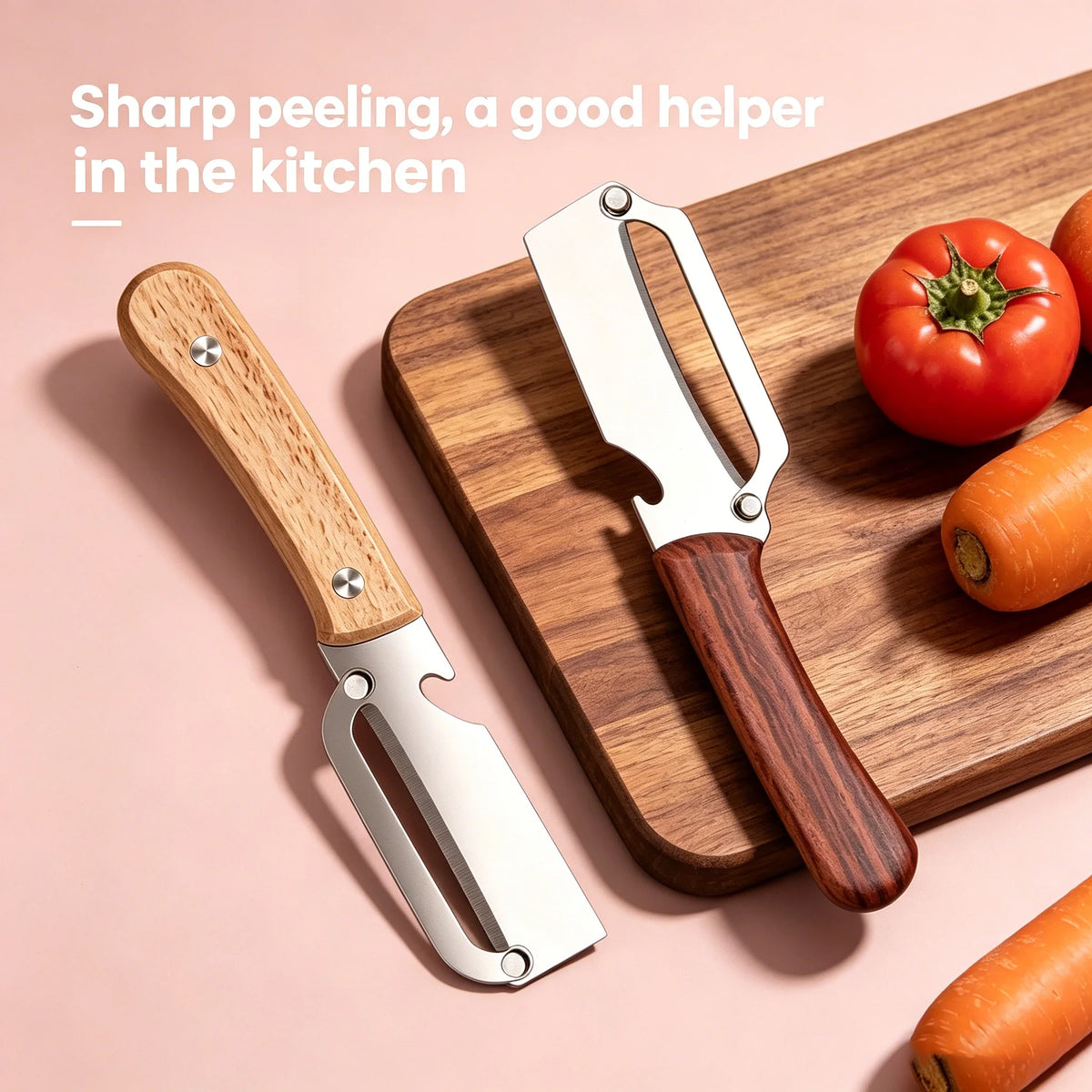 Stainless Steel Fruit & Vegetable Peeler Knife – Multi-Use Vegetable Peeler Knife Axl