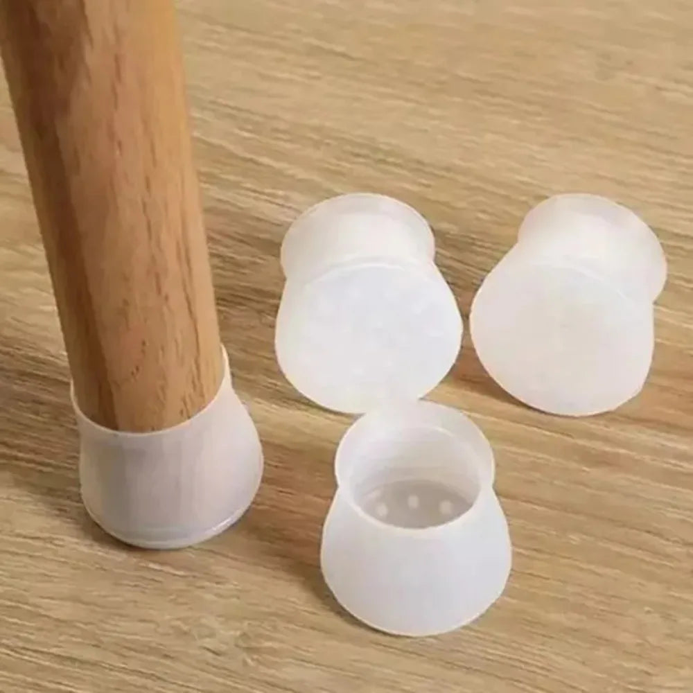 Silicone Chair Leg Covers Anti-Slip Floor Protector Caps 4/12pc Furniture Leg Protectors Axl