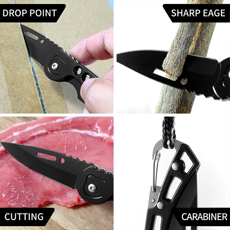 Portable Folding Pocket Knife – Stainless Steel Camping & EDC Folding Pocket Knife Axl