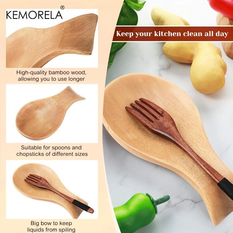 Acacia Wood Utensil Holder – Kitchen Countertop Organizer Utensil Holder Axl