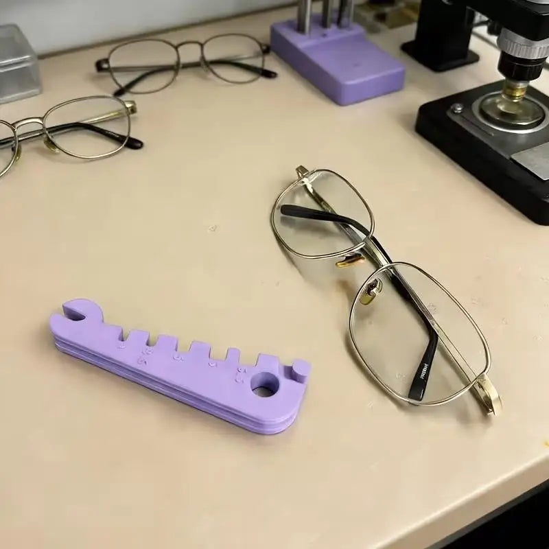 2-Piece Eyeglass Frame Adjuster Tool – Nose Pad & Temple Repair Eyeglass Repair Tool Axl