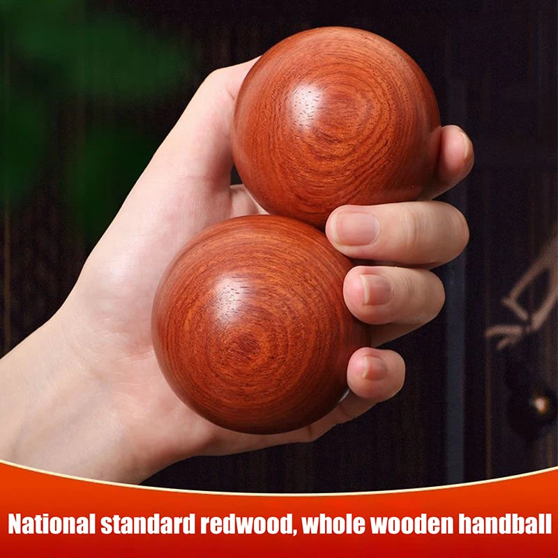 Rosewood Hand Massage Balls – Wooden Baoding Fitness Balls Hand Massage Balls Axl