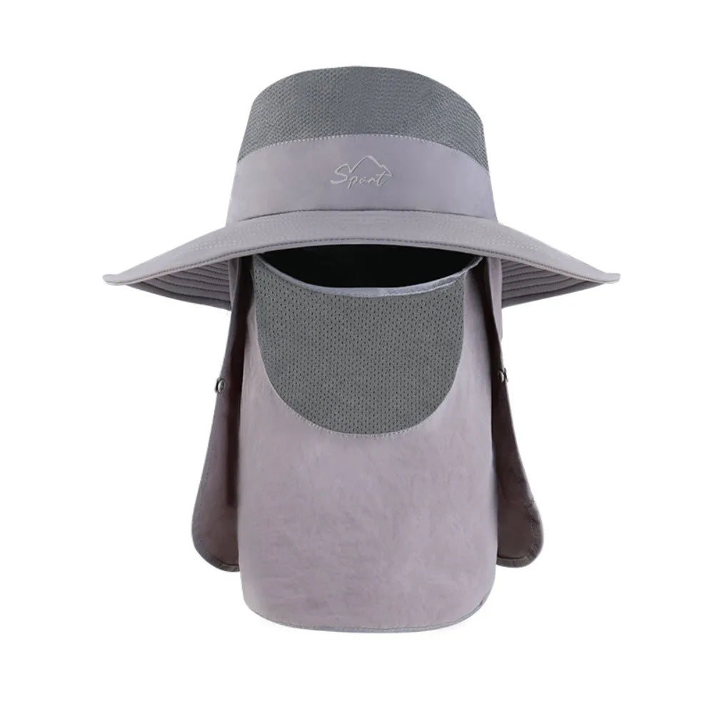 UV Fisherman Hat – Removable Neck Flap, Visor & Sun Cover Sun Protection Hat Axl style 5