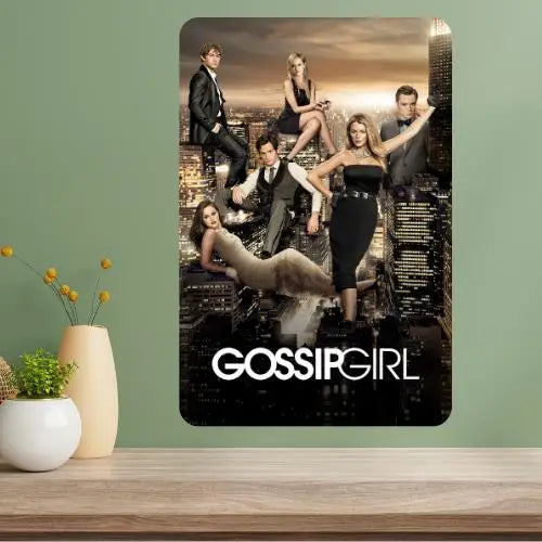Gossip Girl TV Show Metal Poster Sign | Retro Wall Decor Metal Wall Sign Axl aluminum sign aluminum 20x30cm