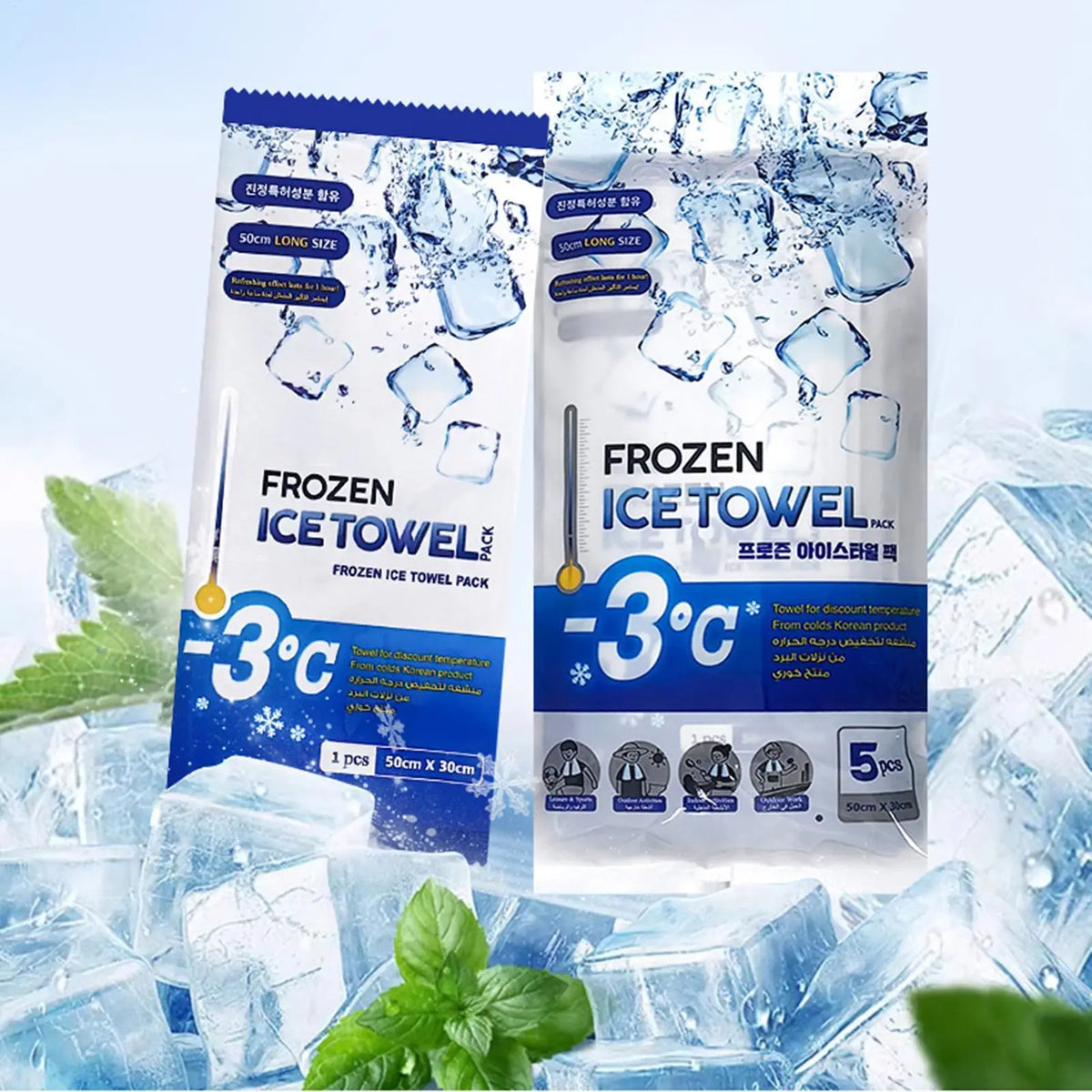 Disposable Cooling Wipes – Ice Towel for Sports, Travel & Summer Disposable Cooling Wipes Axl